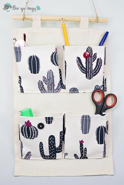 Підвісний органайзер з тканини 